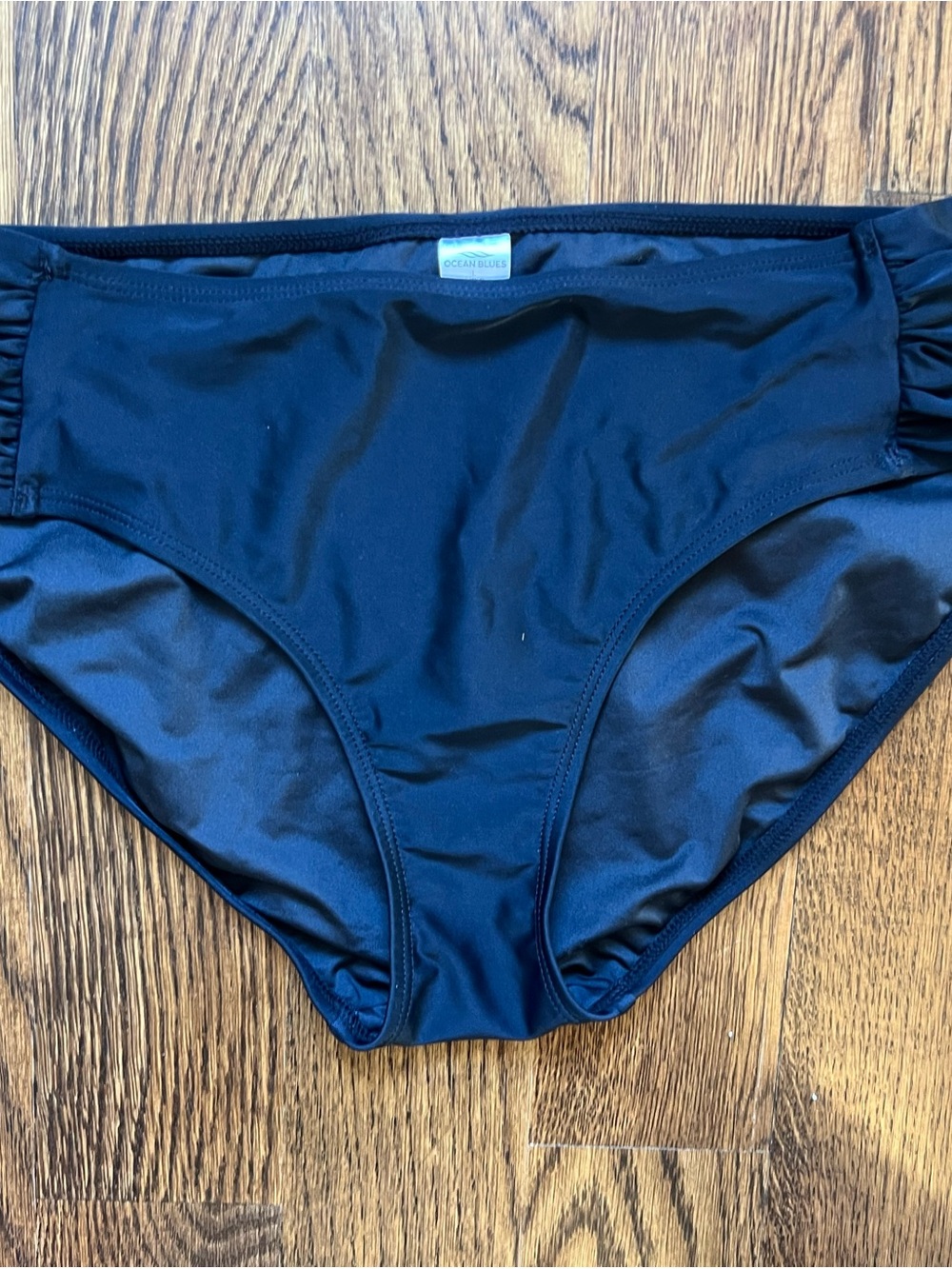 Maternity Ruched Rashguard and Bikini Bottom - Picture 8 of 10